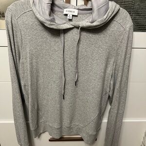 Evereve Light Gray Cowl Neck Sweater